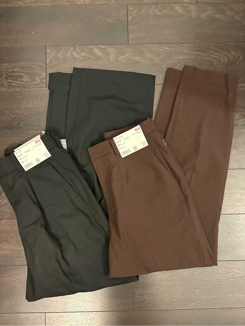UNIQLO BNWT BUNDLE Straight Dress Pants — Black & Rich Brown